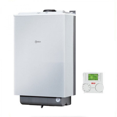 caldaia a gas riello residence externa condens 32 kis gpl a condensazione completa di kit fumi new erp