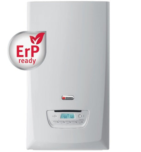 caldaia a gas saunier duval themafast 4 condensing 35 kw metano completa di kit per scarico fumi new erp