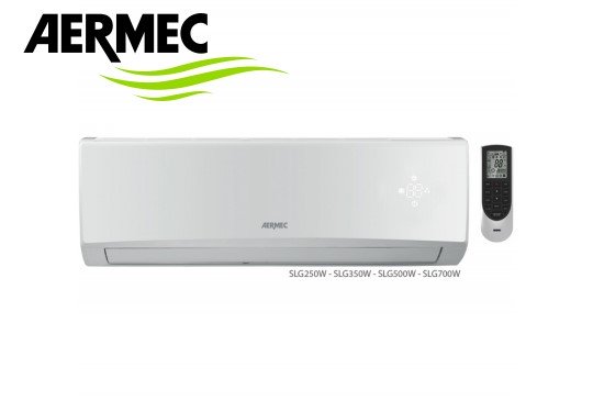 climatizzatore condizionatore aermec inverter serie slg 9000 btu slg250w r 32 classe a__ wi fi optional