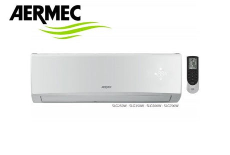climatizzatore condizionatore aermec inverter serie slg 9000 btu slg250w r 32 classe a__ wi fi optional