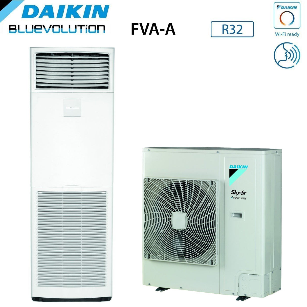 climatizzatore condizionatore daikin bluevolution a colonna 48000 btu fva140a _ rzasg140mv1 monofase r 32 wi fi optional