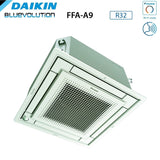 climatizzatore condizionatore daikin bluevolution inverter quadri split a cassetta ffa a 9_9_9_12 con 4mxm68n r 32 wi fi optional con comando a filo e griglia bianca 9000_9000_9000_12000 garanzia italiana