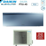 climatizzatore condizionatore daikin bluevolution inverter serie emura silver 15000 btu ftxj42as r 32 wi fi integrato classe a__ garanzia italiana novita