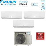 climatizzatore condizionatore daikin bluevolution trial split inverter serie ftxm r perfera wall 7000_7000 _ stylish total silver 12000 con 3mxm68n r 32 wi fi integrato 7000_7000_12000 garanzia italiana