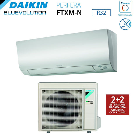 climatizzatore condizionatore daikin inverter serie perfera 12000 btu ftxm35n r 32 a___ wi fi integrato novita