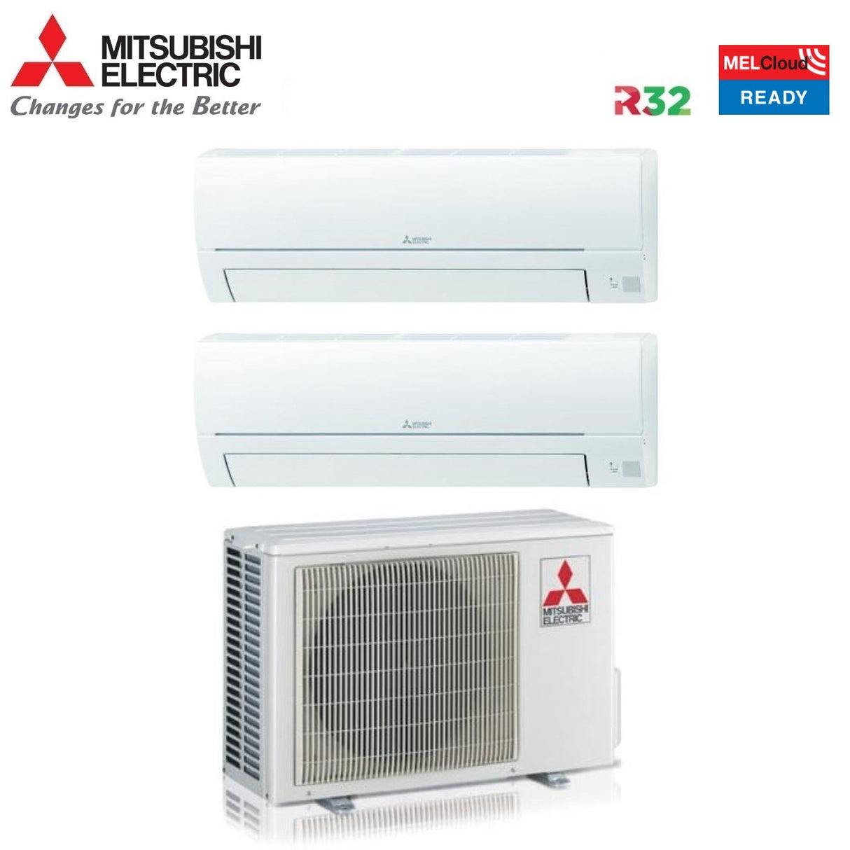 climatizzatore condizionatore dual split mitsubishi electric serie smart msz hr 9000_9000 con mxz 2ha50vf gas r 32 wi fi optional 9_9 novita 5820