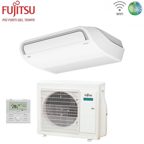 climatizzatore condizionatore fujitsu inverter soffitto serie eco kr 30000 btu abyg30krta _ aoyg30kata r 32 3ngf83090 wi fi optional classe a_ a con filocomando di serie