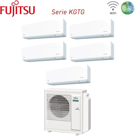 climatizzatore condizionatore fujitsu penta split inverter serie kg 9_9_9_9_12 con aoyg36kbta5 r 32 wi fi integrato 9000_9000_9000_9000_12000