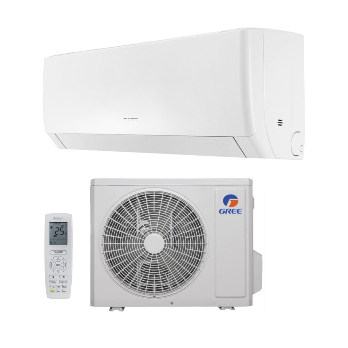 climatizzatore condizionatore gree inverter serie pular 12000 btu gwh12agc k6dna1a i r 32 wi fi integrato a__ a_ 30187