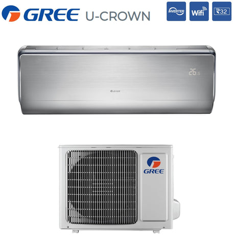 climatizzatore condizionatore gree inverter serie u crown 18000 btu gwh18uc k6dna4a r 32 wi fi integrato novita 30533