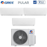 climatizzatore condizionatore gree trial split inverter serie pular 7_7_18 con gwhd 24 nk6oo r 32 wi fi integrato 7000_7000_18000