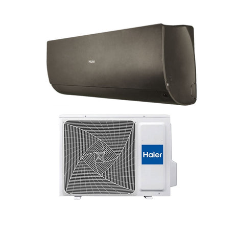 climatizzatore condizionatore haier inverter serie flexis plus black 12000 btu as35s2sf1fa mb3 r 32 wi fi integrato classe a___ a__ colore nero
