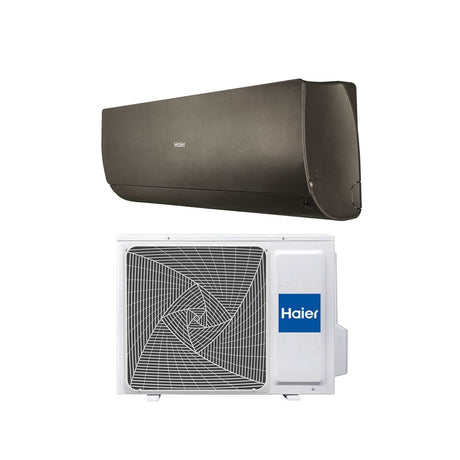 climatizzatore condizionatore haier inverter serie flexis plus black 9000 btu as25s2sf1fa mb3 r 32 wi fi integrato classe a___ a__ colore nero