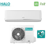climatizzatore condizionatore hisense inverter serie halo 9000 btu cbyr0903g r 32 wi fi optional a++ a+