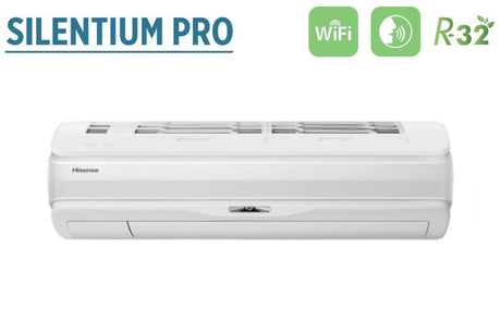 climatizzatore condizionatore hisense inverter serie silentium pro 12000 btu qd35xu02g+qd35xu00w r 32 wi fi integrato   novita