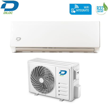 climatizzatore condizionatore inverter diloc serie oasi 18000 btu d.oasi18 a__ wi fi integrato alexa google home novita