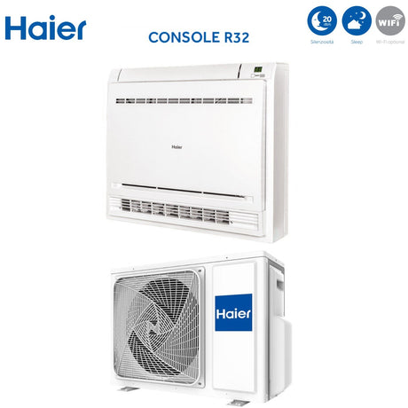 climatizzatore condizionatore inverter haier console pavimento 12000 btu r 32 a__ af35s2sd1fa wi fi optional novita