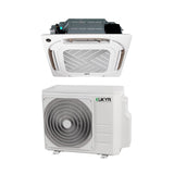 climatizzatore condizionatore kukyr cassetta 90x90 inverter 24000 btu r 32 wi fi optional con telecomando e griglia inclusa