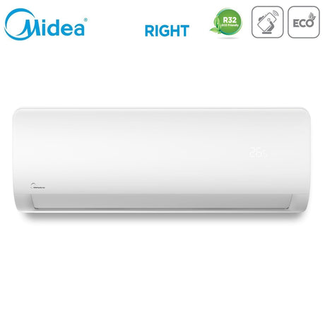 climatizzatore condizionatore midea dual split inverter serie right 12_12 con m2od 18hfn8 q r 32 wi fi optional 12000_12000 novita 9137
