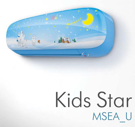 climatizzatore condizionatore midea inverter serie kid star 9000 btu kidb 27 colore blu classe a__