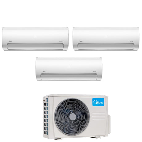 climatizzatore condizionatore midea trial split inverter serie mission pro 9_9_18 con m3o 27nf8 r 32 wi fi optional 9000_9000_18000 8668