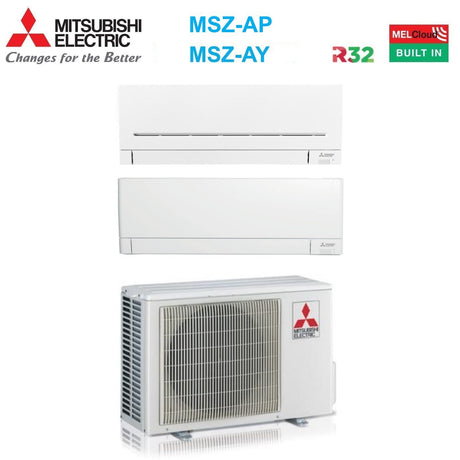climatizzatore condizionatore mitsubishi electric dual split inverter serie ap vgk 5_12 con mxz 2f53vf2 r 32 wi fi integrato 5000_12000