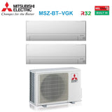 climatizzatore condizionatore mitsubishi electric dual split serie bt 9_9 con 2f42vf2 3 gas r 32 wi fi optional 9000_9000 novita