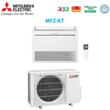 climatizzatore condizionatore mitsubishi electric inverter pavimento mfz kt50 18000 btu gas r 32 wi fi optional