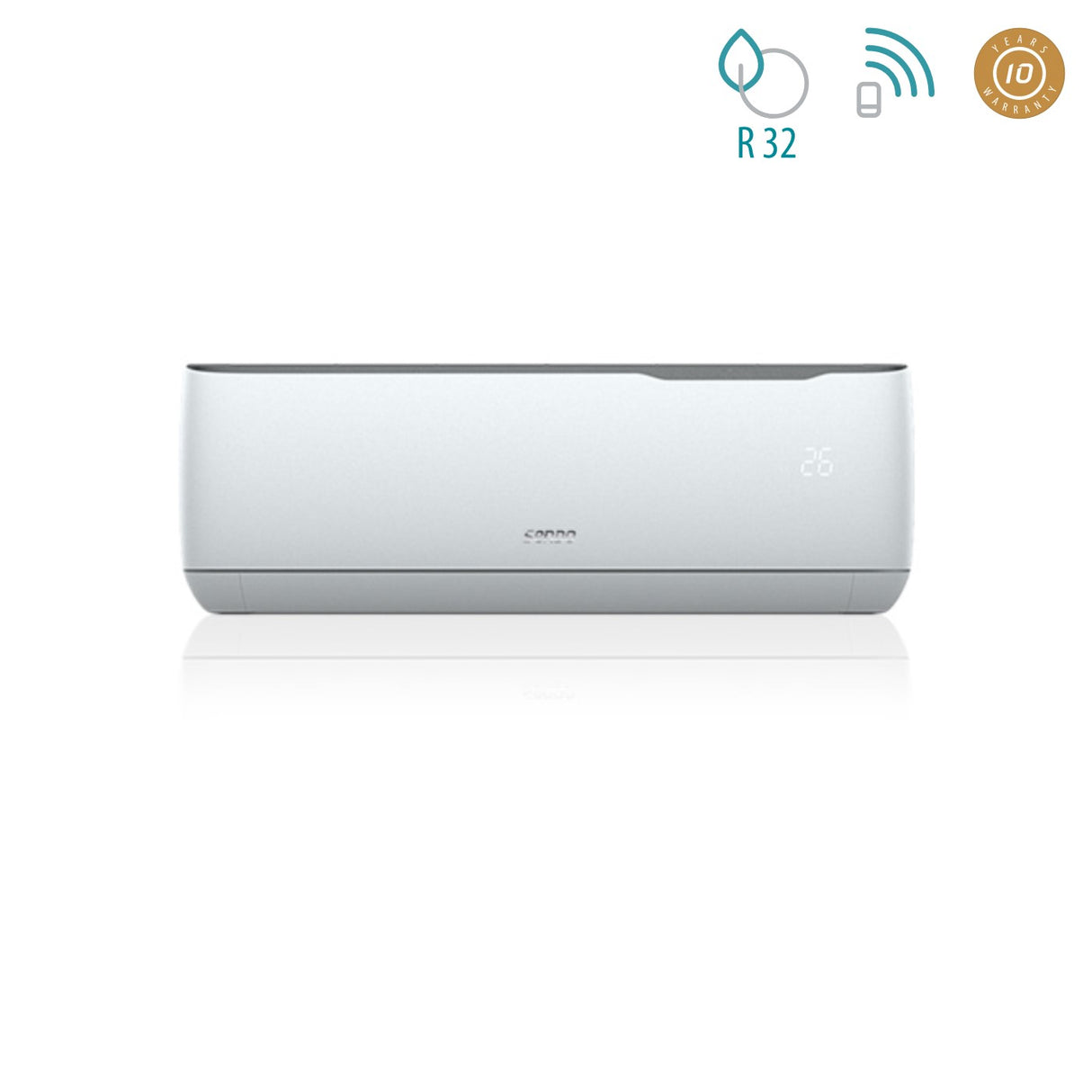 climatizzatore condizionatore sendo inverter serie aeolos 9000 btu snd 09alsi id r 32 wi fi integrato