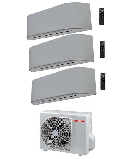 climatizzatore condizionatore toshiba trial split inverter serie haori 10000_10000_16000 9000_9000_15000 con ras 3m18u2avg e wi fi integrato grigio chiaro grigio scuro 10_10_16 9_9_15 novita
