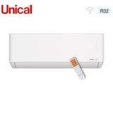 climatizzatore condizionatore unical inverter serie flowy 18000 btu flwy 18h r 32 wi fi optional classe a__ a_