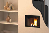 ctm termocamino a legna ctm basic eco s0 30 kw solo riscaldamento con scambiatore full link e chiusura antine
