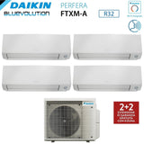 daikin climatizzatore condizionatore daikin bluevolution quadri split inverter serie perfera all season 55912 con 4mxm68a r 32 wi fi integrato 50005000900012000 garanzia italiana