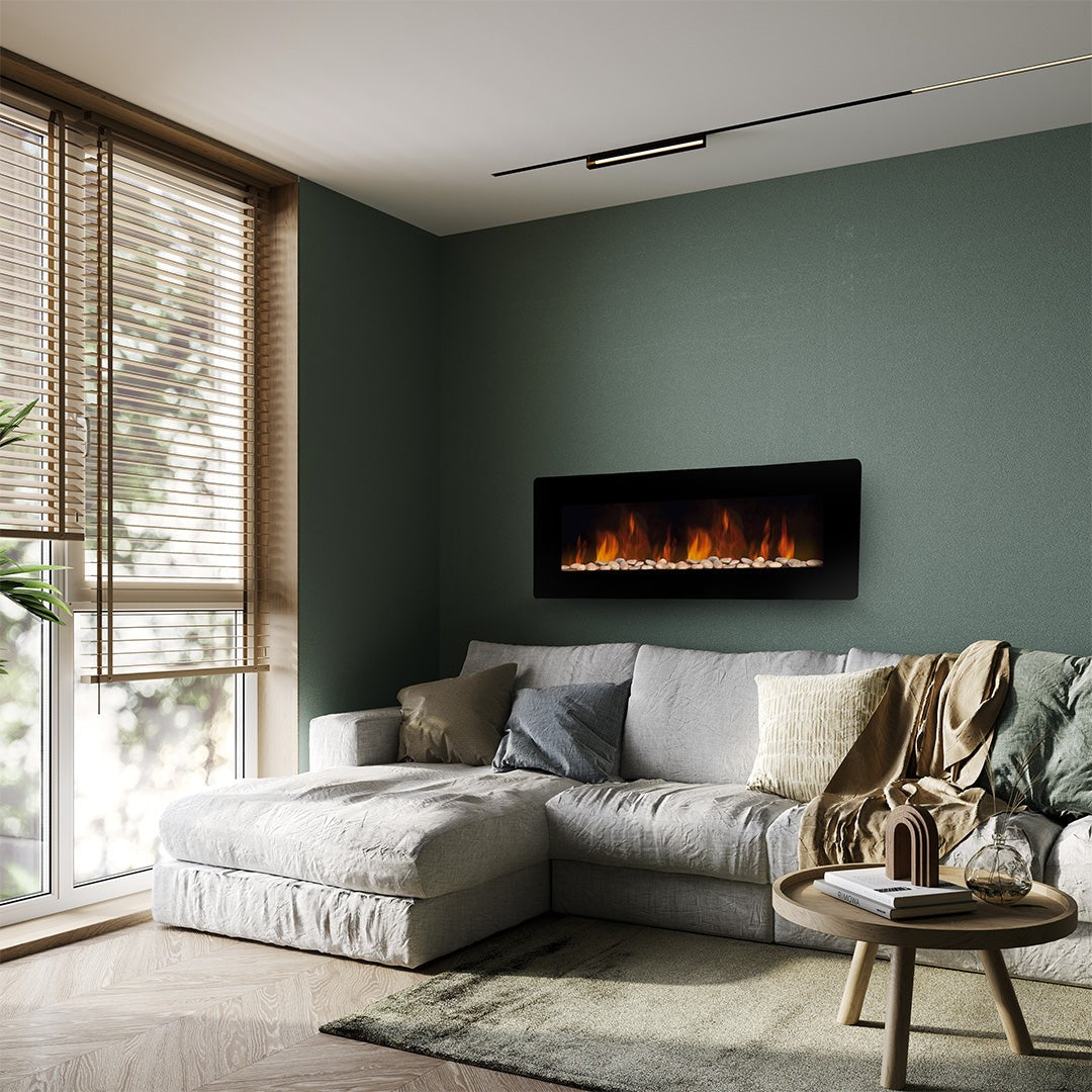 divina fire camino elettrico caminetto da parete dallas 127x11x50 ean 8056157804802