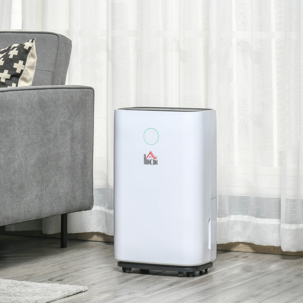easycomfort deumidificatore da 25l 3 modalita e 2 velocita timer 24h design silenzioso 33.5x23x57cm bianco