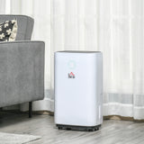 easycomfort deumidificatore da 25l 3 modalita e 2 velocita timer 24h design silenzioso 33.5x23x57cm bianco