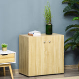easycomfort easycomfort mobiletto multiuso a 2 ante mobiletto soggiorno o ufficio in legno con maniglie in alluminio 70x39x70cm