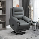 easycomfort easycomfort poltrona alzapersona reclinabile fino a 135 con 8 punti massaggianti telecomando e poggiapiedi 91x86x101 cm
