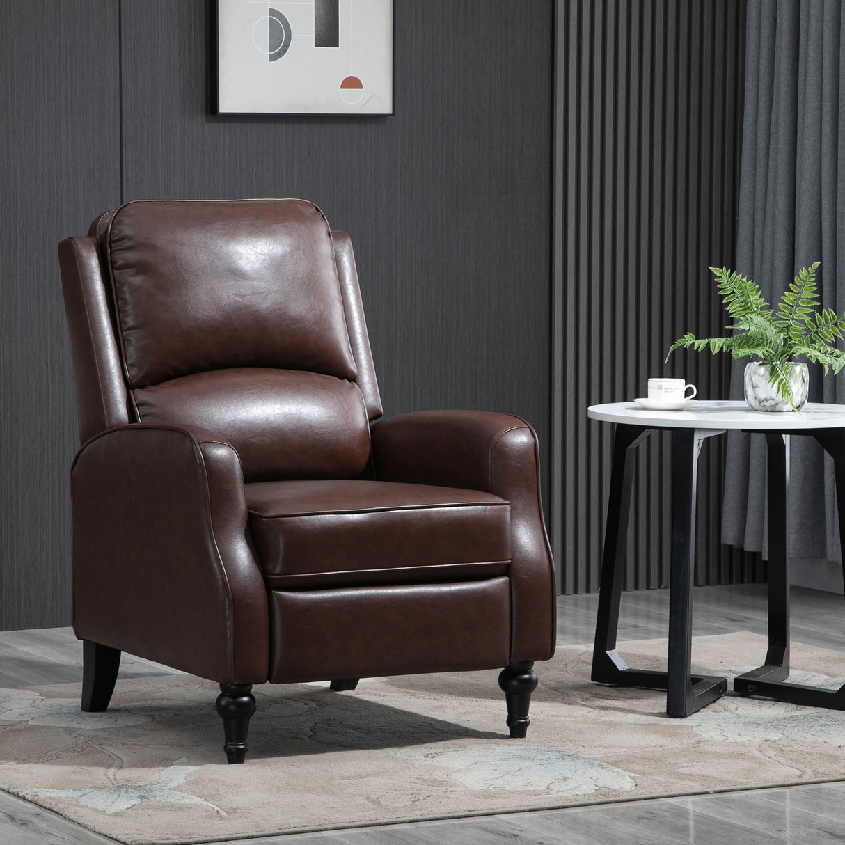 easycomfort easycomfort poltrona relax reclinabile 90 e 150 manuale per tv soggiorno camera design moderno in pelle 73x86x104cm ean 8055776911946