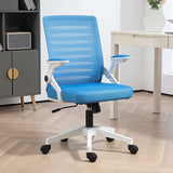 easycomfort easycomfort sedia ergonomica girevole ad altezza regolabile con braccioli 54x54x89 99 cm bianca e azzurra