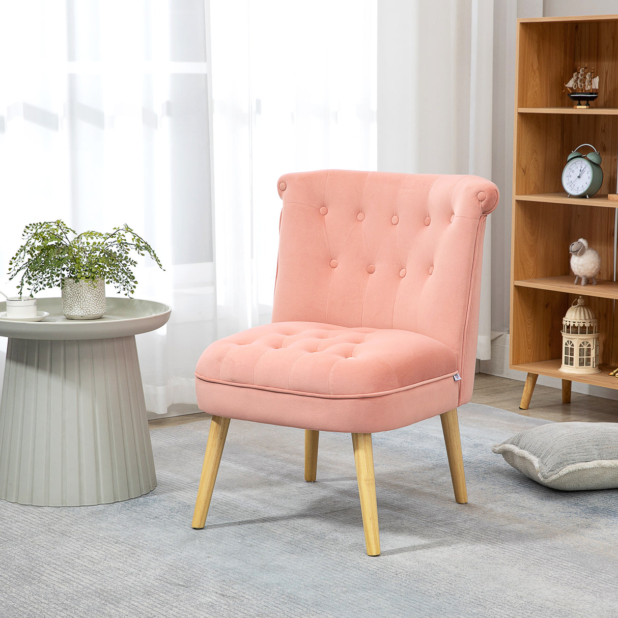 easycomfort easycomfort sedia moderna per soggiorno e sala da pranzo con seduta imbottita e tessuto vellutato 60x66x79 cm rosa