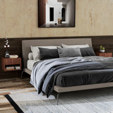 easycomfort easycomfort set 2 comodini sospesi con cassetto e ripiano inferiore aperto in legno 40x34x29 cm marrone