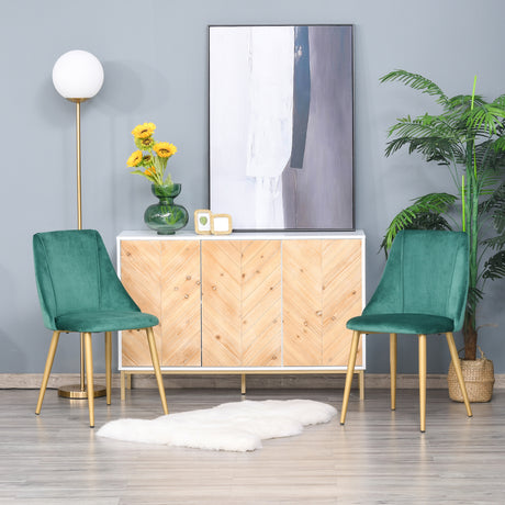 easycomfort easycomfort set 2 sedie da pranzo imbottite moderne con rivestimento e schienale gambe in ferro da cucina salotto o soggiorno in stile moderno verde e nero 50x56 5x85cm