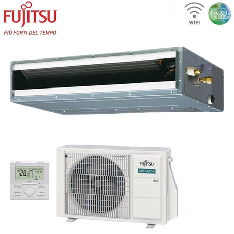 fujitsu climatizzatore condizionatore fujitsu canalizzato canalizzabile bassa prevalenza serie kl eco 9000 btu r 32 arxg09kllap a comando escluso