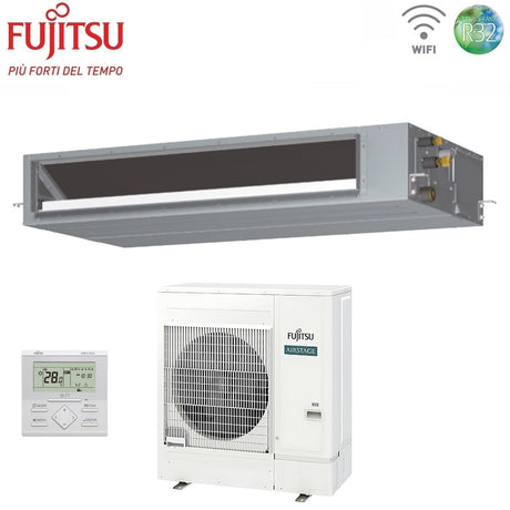 fujitsu condizionatore fujitsu canalizzabile serie kmtap 45000 btu arxh45kmtap r 32 wi fi optional