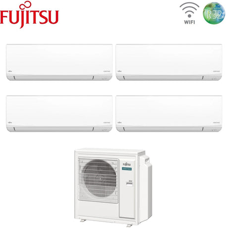 fujitsu condizionatore quadri split fujitsu kj white 771414 con aoeg30kbta4 r 32 wi fi integrato