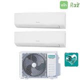 hisense climatizzatore condizionatore hisense dual split inverter serie energy ultra 1212 con 2amw52u4rxc r 32 wi fi integrato 1200012000