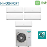 hisense climatizzatore condizionatore hisense penta split inverter serie hi comfort 99121212 con 5amw125u4rta r 32 wi fi integrato 90009000120001200012000