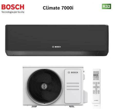 junkers bosch condizionatore bosch climate 7000i black 15000 btu cl7000i set 41 eb r 32 wi fi integrato