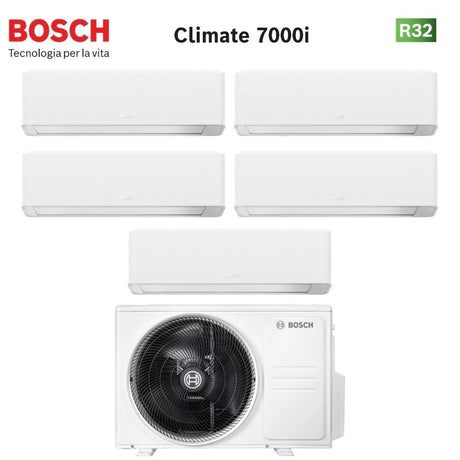 junkers bosch condizionatore penta split bosch climate 7000i white 99999 con 5000m 1054 e r 32 wi fi integrato